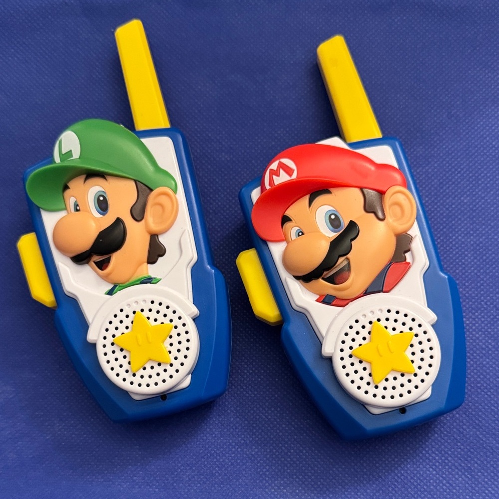 Mario and Luigi Walkie Talkies